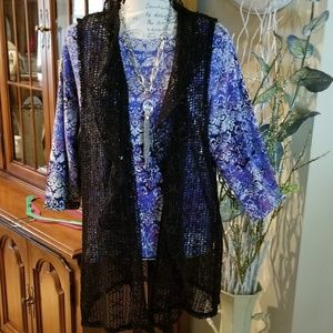 SUMMER SALE: 100% Polyester Crocheted  Vest